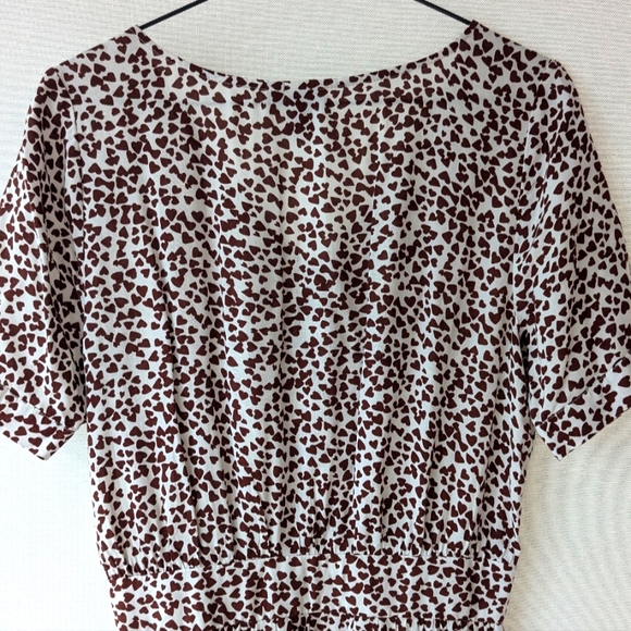 ICHI Chocolate Heart Maxi Dress - Picture 3 of 4